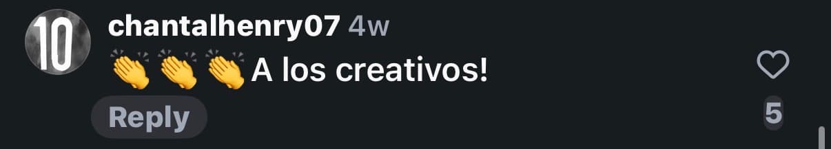 chantalhenry07: A los creativos!